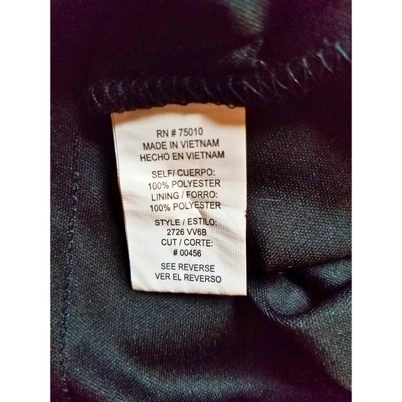 City Triangles Black White Chevron Hi-Low Dress Size S - Picture 4 of 4